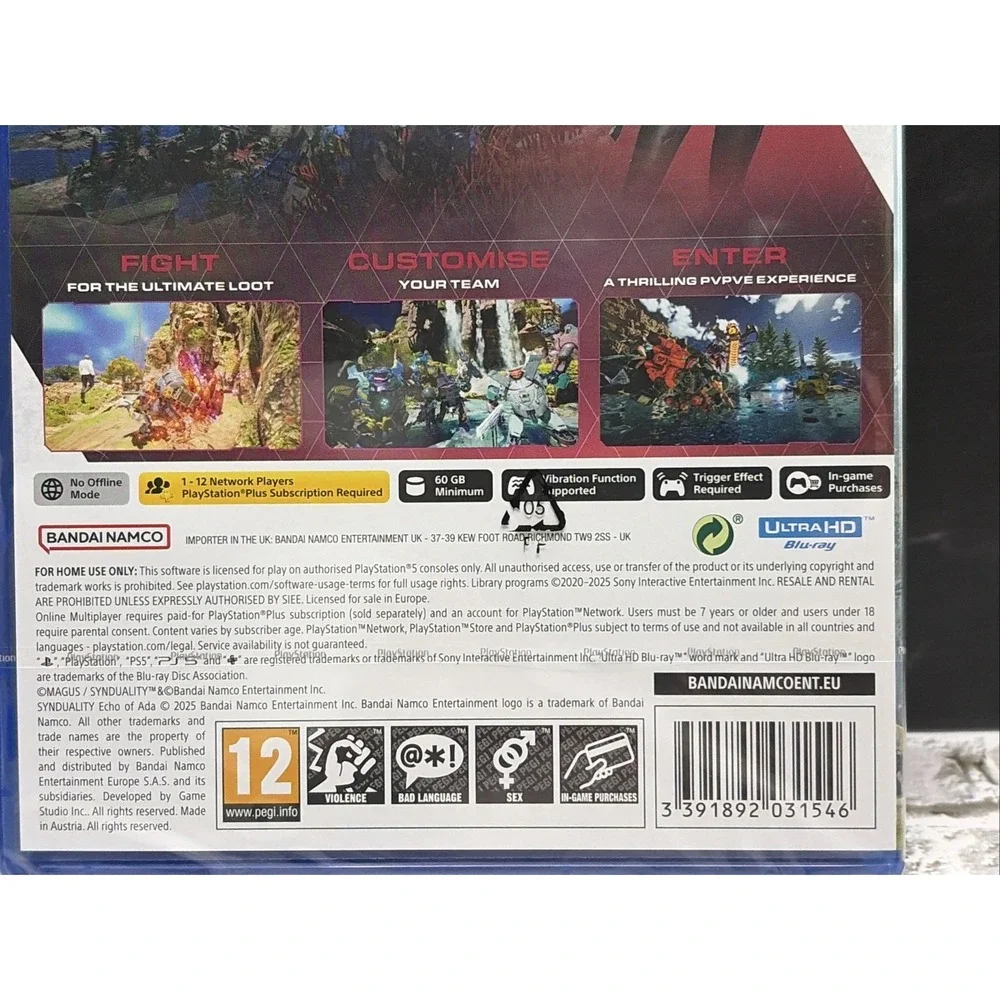 SYNDUALITY Echo of Ada - (PS5) (Sony Playstation 5) -  Brand New - Sealed